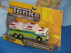 TONKA RESCUE RIGS HAZ MAT CARRIER TRUCK 6″ (15cm) DIECAST ***BRAND NEW & VHTF***