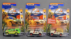 Jurassic World Legacy Collection Matchbox Lot Ford Explorer Jeep Wrangler Park