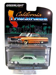 Greenlight 1/64 1963 Chevrolet Impala California Lowrider Green BRAND NEW