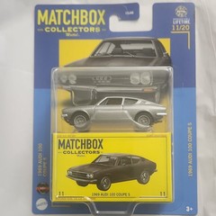 Matchbox Collectors 1969 Audi 100 Coupe S Silver 1:64 Diecast Unopened