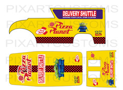 C-024 Dairy Delivery Pizza Clear Water Slide Decal For H-W 1/64 Read Description