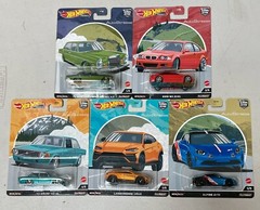 HOT WHEELS 2022 CAR CULTURE Auto Strasse CASE Q COMPLETE SET OF 5 *IN HAND*