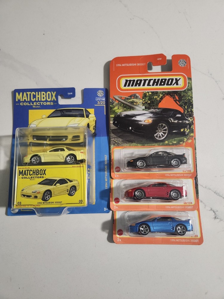 Matchbox Diecast Collectible Car (MTL-30782) 1994 Mitsubishi 3000GT