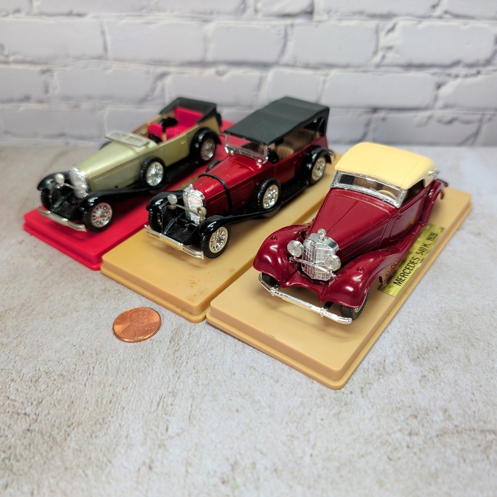 Solido Mercedes Classic Car Lot 540K 1939 SS 1928 Diecast France