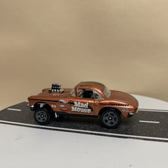 2022 Hot Wheels HW Drag Strip #7/10 1962 Corvette Gasser Brown w/Gray 5 Spoke NM