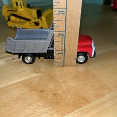 Construction Vehicles Lot Of 5 Plastic Cat Trucks Yellow, Dump Truck Sh60