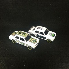 Clear 1:64 Waterslide Decal Diecast for Hot Wheels 71 Datsun 510 Green Wasabi