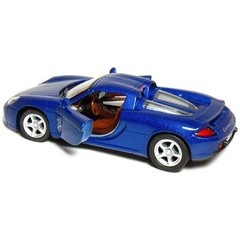 Brand New 5″ Kinsmart Porsche Carrera GT Diecast Model Toy 1:36 Blue