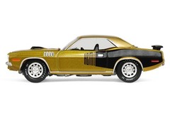 1971 PLYMOUTH HEMI CUDA GOLD “AMERICA 250” 1/64 DIECAST BY GREENLIGHT 28180 D