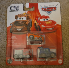 Mattel Disney Pixar Cars Mini Racers 3-Pack Metal Diecast Cars Unopened