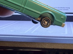 Matchbox 1968 Chevy C10 With Custom lowrider 3D printed Wheel Swap
