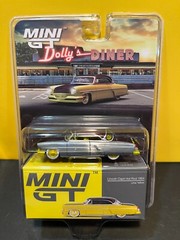 1/64 MINI GT CHASE MIJO EXCLUSIVES #794 1954 LINCOLN CAPRI HOT ROD LIME YELLOW