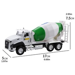 Construction Mixer Truck Pull Back 1/50 Model Car Toy Kids Toy Gift/Decoration M