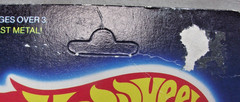 Hot Wheels Classics Red Cobra on Unpunched Card