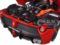 FERRARI LAFERRARI F70 RED W/ BLACK WHEELS 1/18 DIECAST MODEL CAR BBURAGO 16001