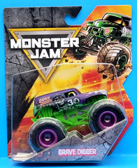2025 MONSTER JAM – GRAVE DIGGER – PURPLE 30TH GRIM REAPER – NEW GD SERIES 1