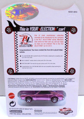 Hot Wheels Red Line Club 2014 Custom AMC AMX Pink Limited Edition 1809-3126