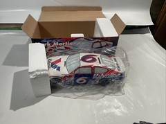 Mark Martin #6 Enesco 1/18 Scale Ceramic Money Bank NASCAR Ford, New