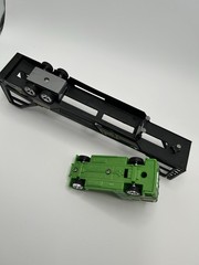 Motor Max Transport Truck, Semi Car Hauler, 1/64++, Plastic Diecast. #76542 D4