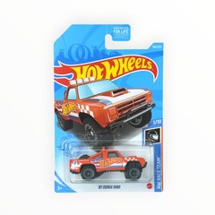Hot Wheels ’87 Dodge D100 168/250 – Orange – 2021 Mainline A