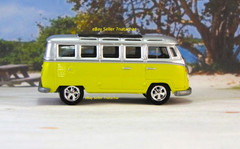 1964-1967 VW Volkswagen 21 Window Bus Van Model Yellow 1/64 Scale Limited Ed