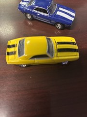 2 1969 CHEVROLET CHEVY CAMARO SS LIMITED EDITION COLLECTIBLE BLUE Yellow Striped
