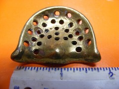 Medium Early Type Tractor Seat Solid Brass 1 3/4″ Wide