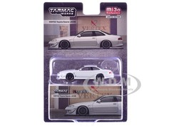 TOYOTA VERTEX SOARER JZZ30 RHD WHITE 1/64 DIECAST BY TARMAC WORKS T64G-080-WH