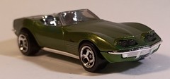 Hot Wheels ’72 Corvette Stingray Convertible Green from Multi-Pack New w/No Pack