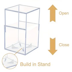 Clear Acrylic Display Case Box Collectibles Diecast 1/14 1/18 1/24 Dustproof