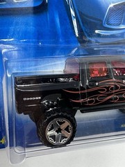 Hot Wheels 2007 New Models Black Dodge Ram 1500 Lifted #5 B3