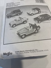 Maisto Trucks Legend Motorized ! Die Cast Metal & Plastic Opening Doors 1993 !!