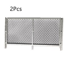 2Pcs 1/64 Fences Diorama Car Model Toy Diorama Simulation Scenery Display Tools