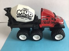 Maisto Tonka 2003 MUD DELIVERY Concrete Toy Truck Friction push and go toy
