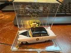 Racing Champions Customized ’55 Chevy Bel Air Case LOOSE Wyoming Highway Patrol