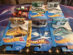 Hot Wheels Custom 62 Chevy pickup Loose and carded Lot of 7 trix/fram