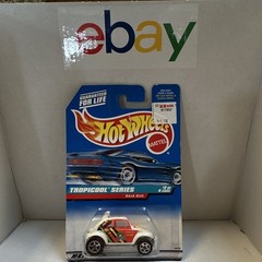 Hot Wheels Tropicool Series Volkswagen Baja Bug White 1:64 Diecast Car