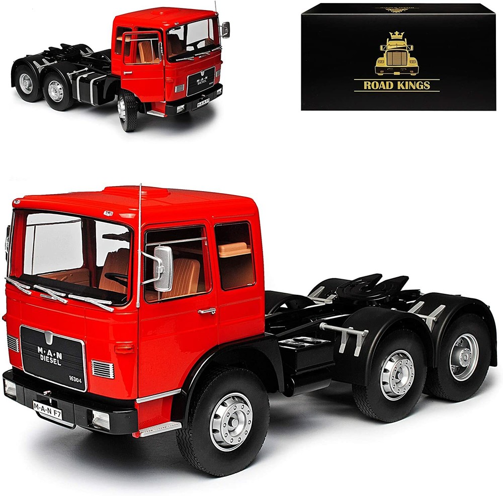 KK-SCALE MAN F7 Diesel 1972 Red Road King Truck 1:18 RK180053