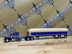 DCP 1/64 Peterbilt 379 Flattop With Covered Wagon Semi Truck Farm Toy Nib