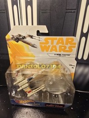 Star Wars Hot Wheels X-Wing Fighter Red Three Starship 2017