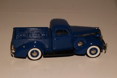 US Model Mint 1937 Studebaker Coupe Express Pickup 1/43 Scale, Beverly Blue