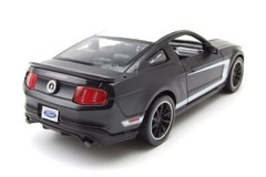 2012 Ford Mustang Boss 302 1/24 Scale Diecast Model by Showcasts – Black w/ BOX