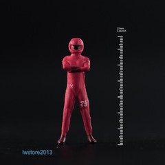 1/64 Car Racer Male Scene Props Miniatures Figures Model For Cars Vehicles Toys