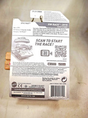 2015 Hot Wheels #170 HW Race-Night Storm EPIC FAST White w/GlowNDarkWheels 10 Sp