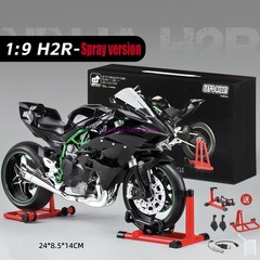 1/9 Ninja H2R Alloy Motorcycle Model – with Light, Sound & Smoke Collectible