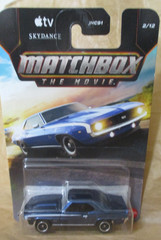 Matchbox the Movie 1969 Chevrolet Camaro in Dark Blue 1:64 scale