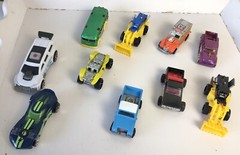 Lot Of 10 Hot Wheels Cars Multi Colored Cars & Trucks Various Models And Years