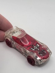 Hot Wheels Clear & Transparent Red Nerve Hammer Loose Diecast 1:64