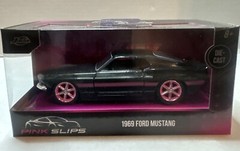 JADA PINK SLIPS 1969 FORD MUSTANG 1/32 DIECAST MODEL CAR BLACK 34853