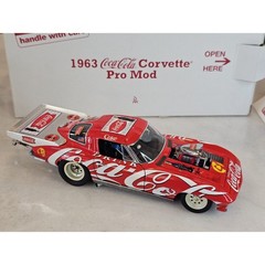 1963 Danbury Mint Coca Cola Chevy Corvette Pro Mod 1:24 Die-Cast W Paperwork